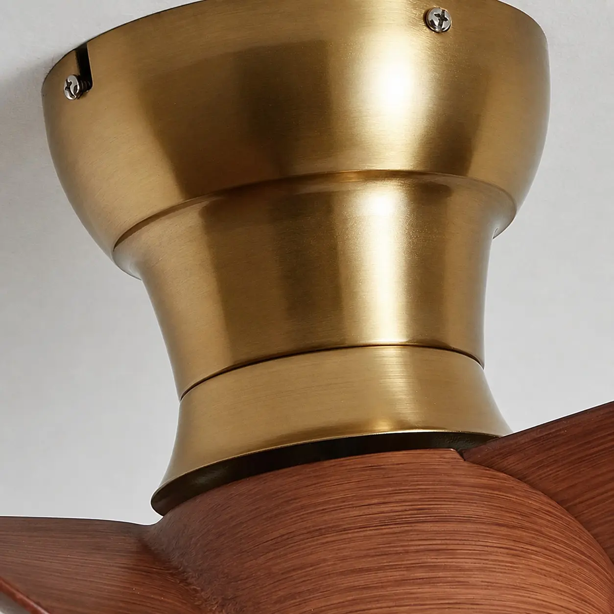 Natural copper ceiling canopy finish detail