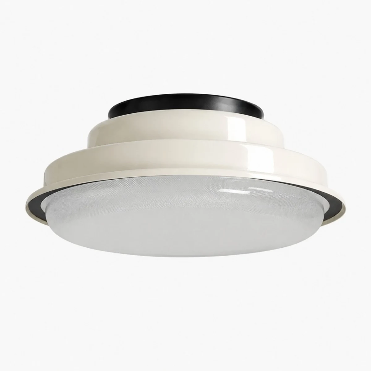 Plafoniera bianco latte da 45 cm (17,7 pollici) SKU immagine
