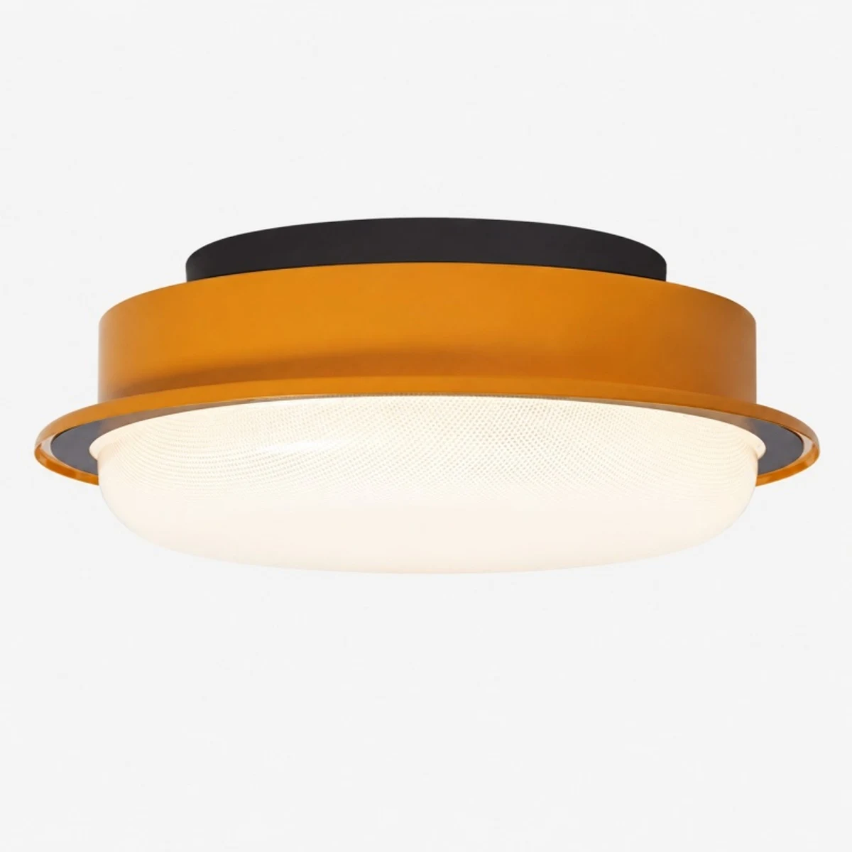 Plafoniera color giallo ambra da 35 cm (13,8 pollici) SKU immagine