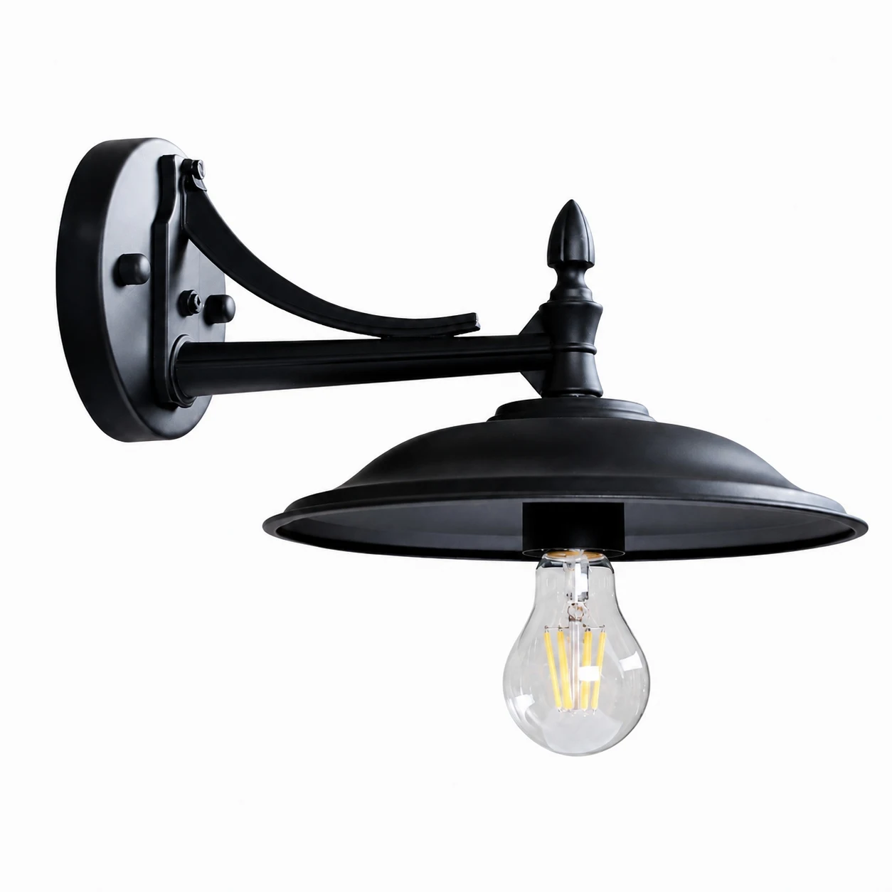 Immagine SKU dell applique da esterno Leviaxa in nero opaco